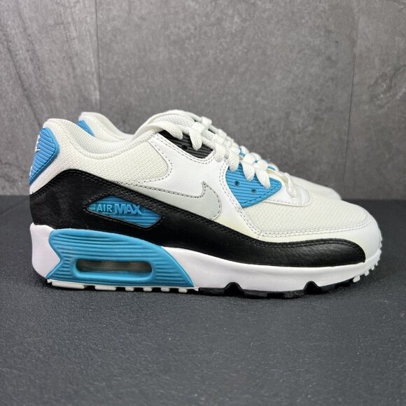 Nike Air Max 90 Mesh Blue Lagoon Size 5Y Size 6.5 Womens Blue Teal Sneakers